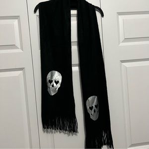 Vintage Early 2000s Hot Topic Skull Scarf